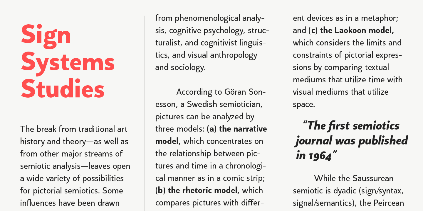 Ejemplo de fuente Proda Sans Medium Italic